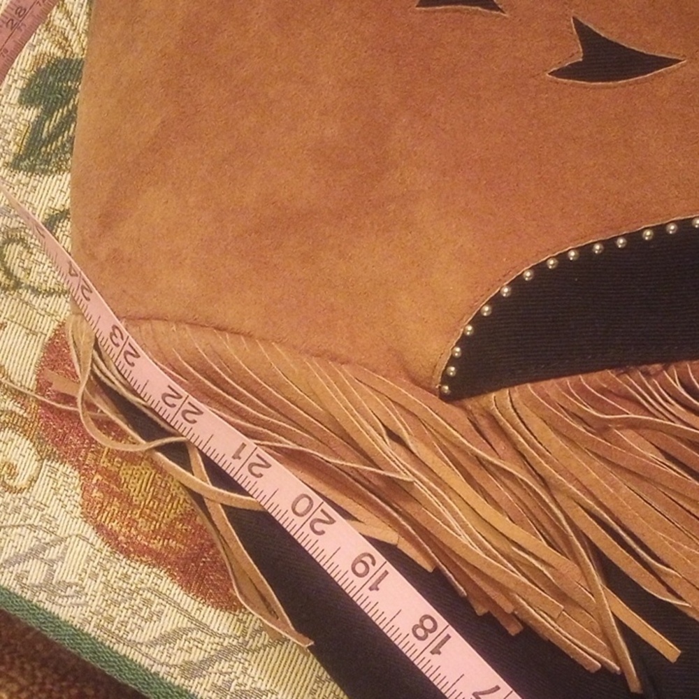 Elegant Women's Leather Jacket - Black and Brown - Picture 8 of 11